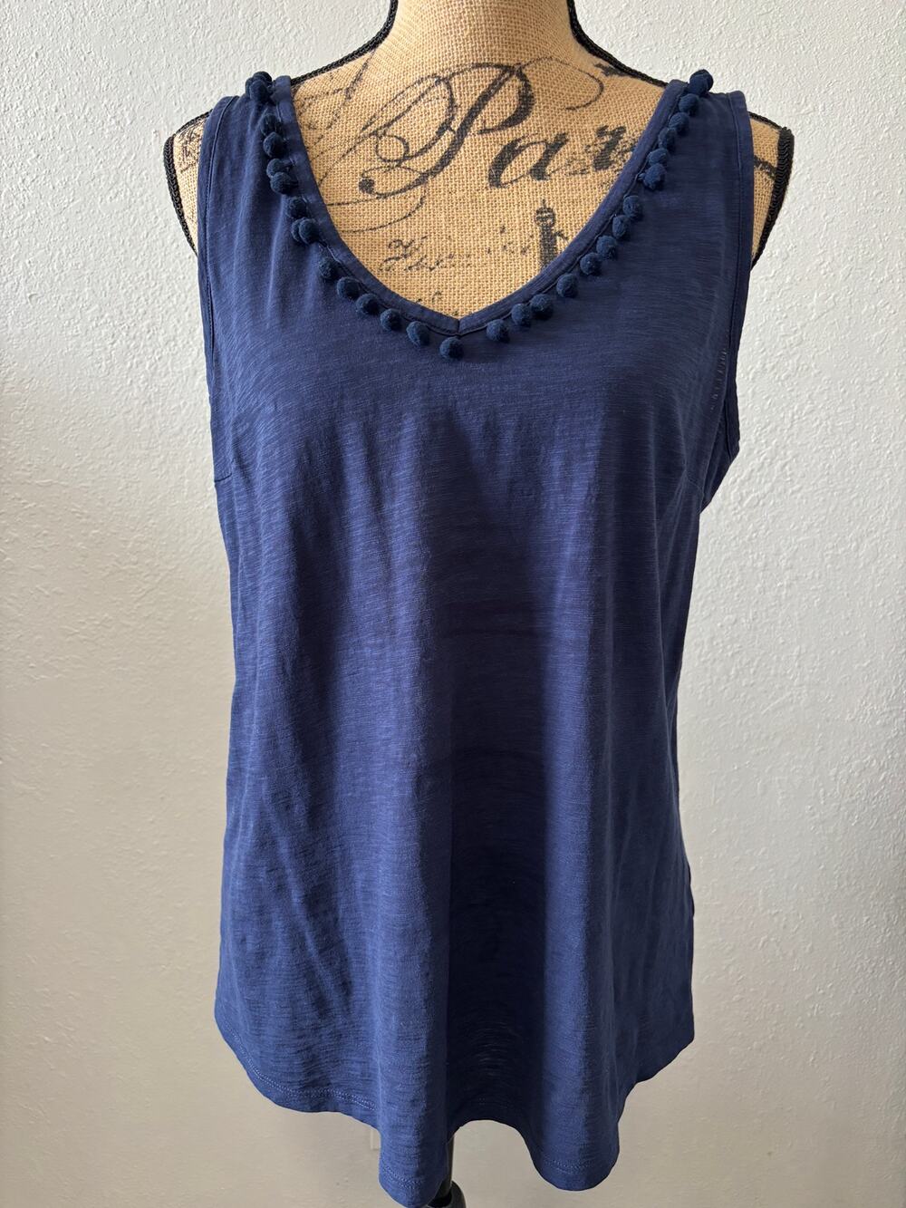 Lilly Pulitzer Gigi Top Blue Womens Size Large